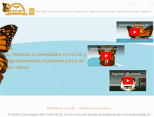 Tablet Screenshot of cecacltda.com